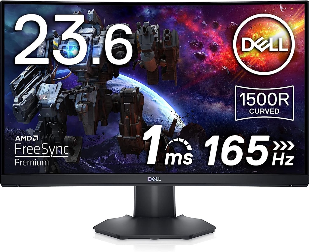 Dell - Ecran incurvé - 24"